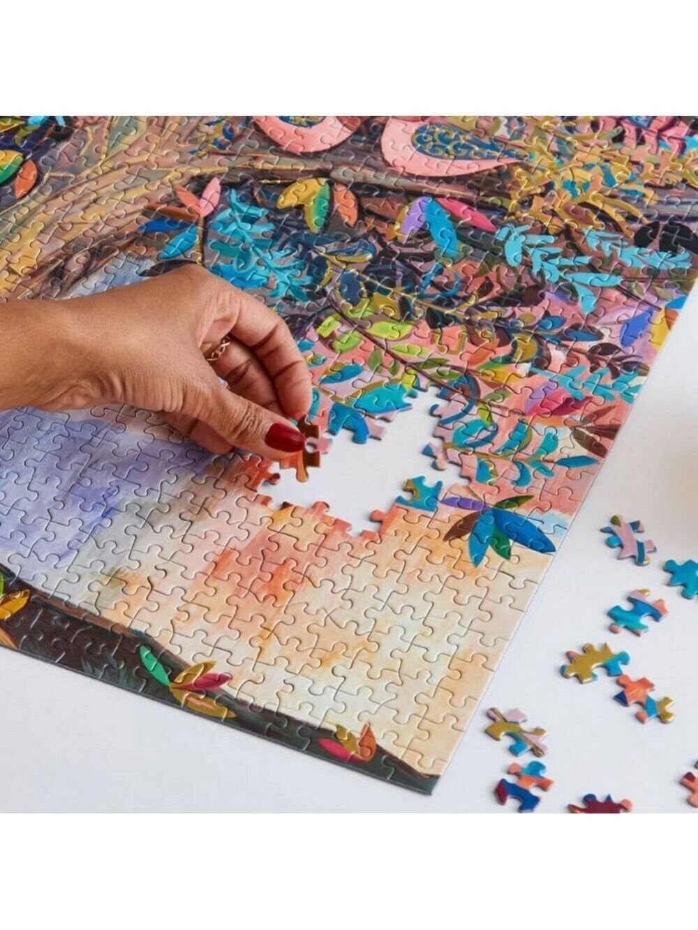 Illumination Tree 1000 Piece Gold Foil Puzzle - Picture 3 of 9